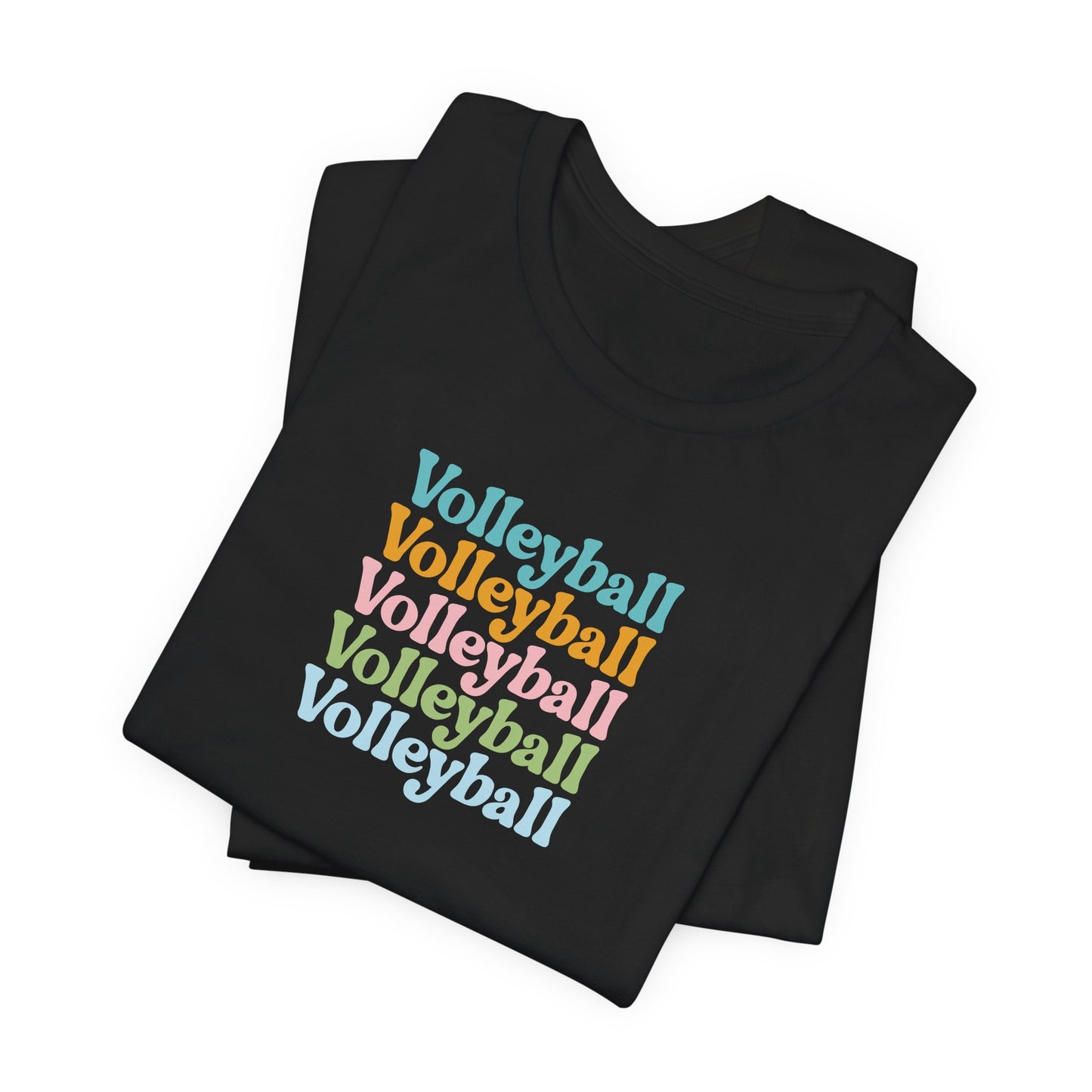 Colorful Volleyball Tee