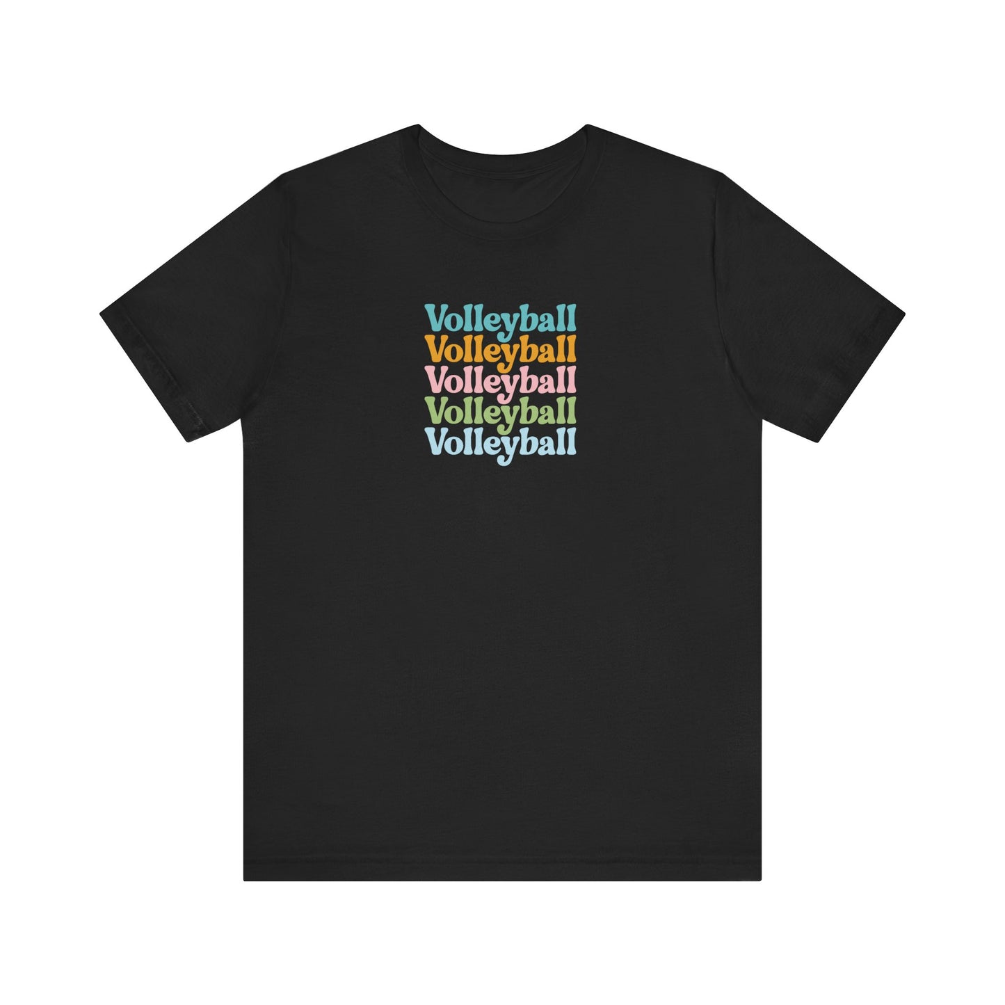 Colorful Volleyball Tee