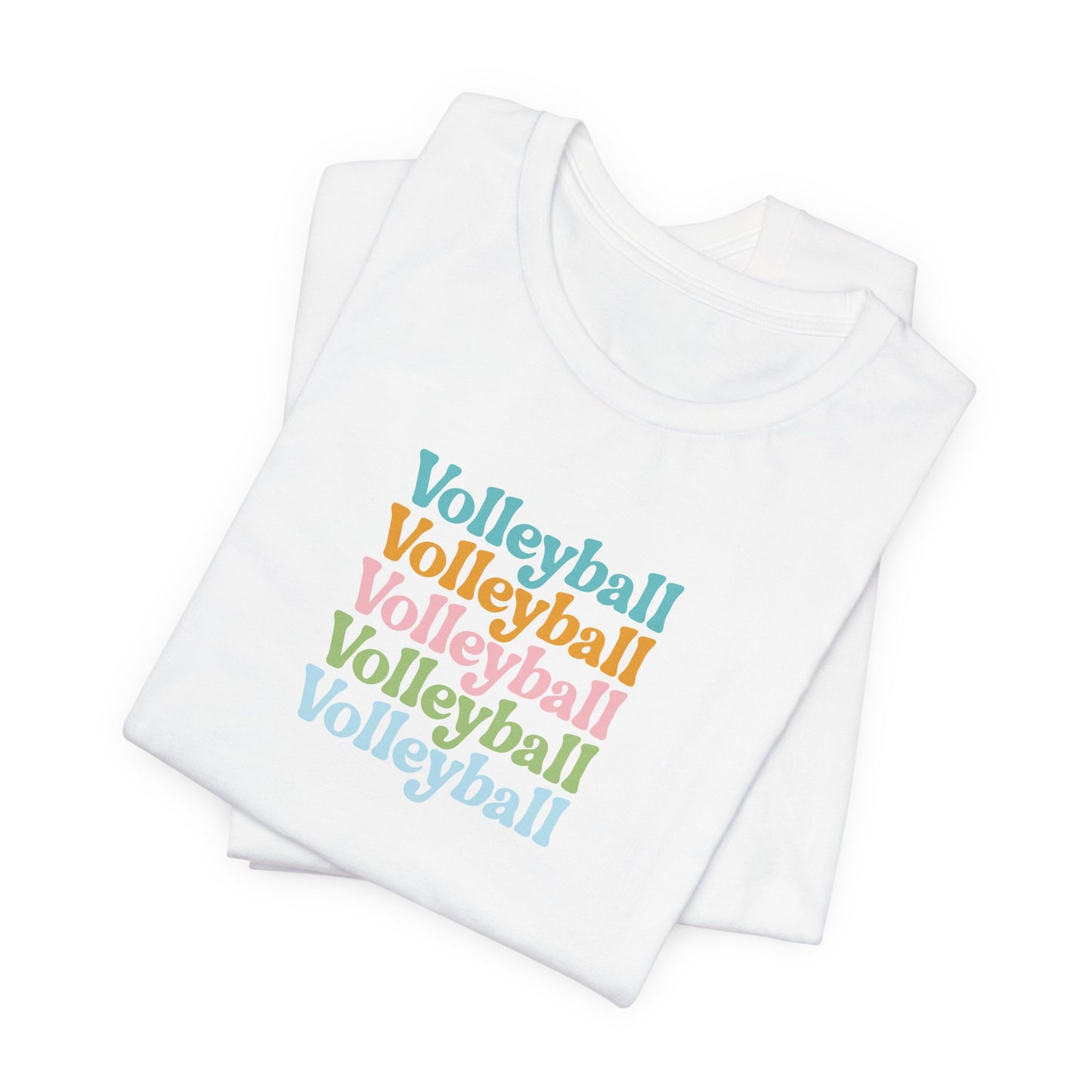 Colorful Volleyball Tee