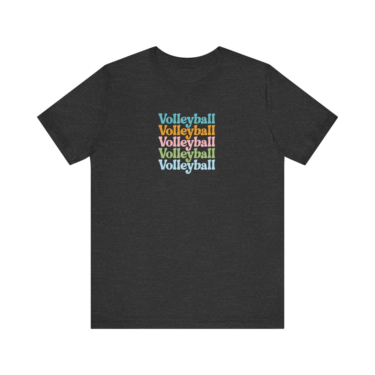 Colorful Volleyball Tee