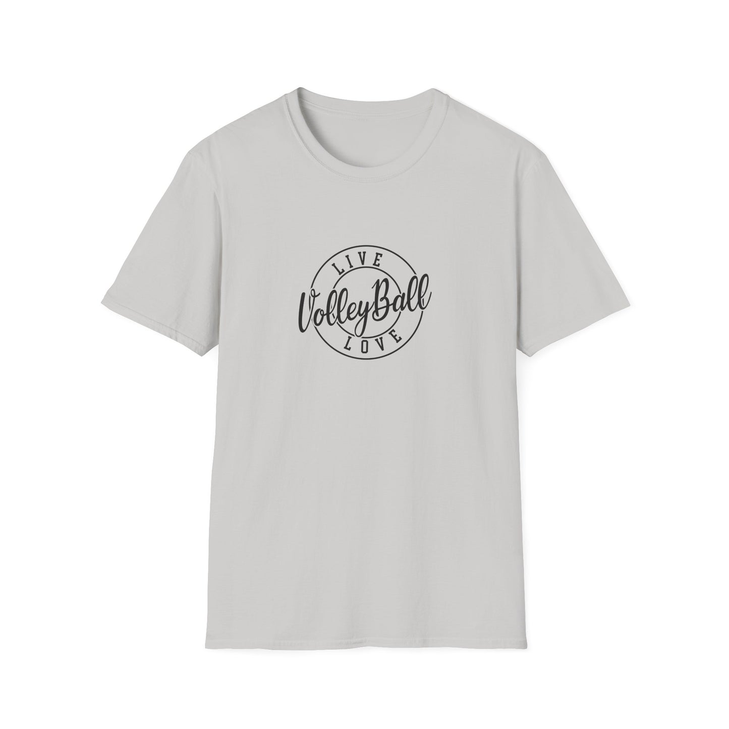 Live Volleyball Love Unisex Softstyle T-Shirt - Perfect for Sports Enthusiasts