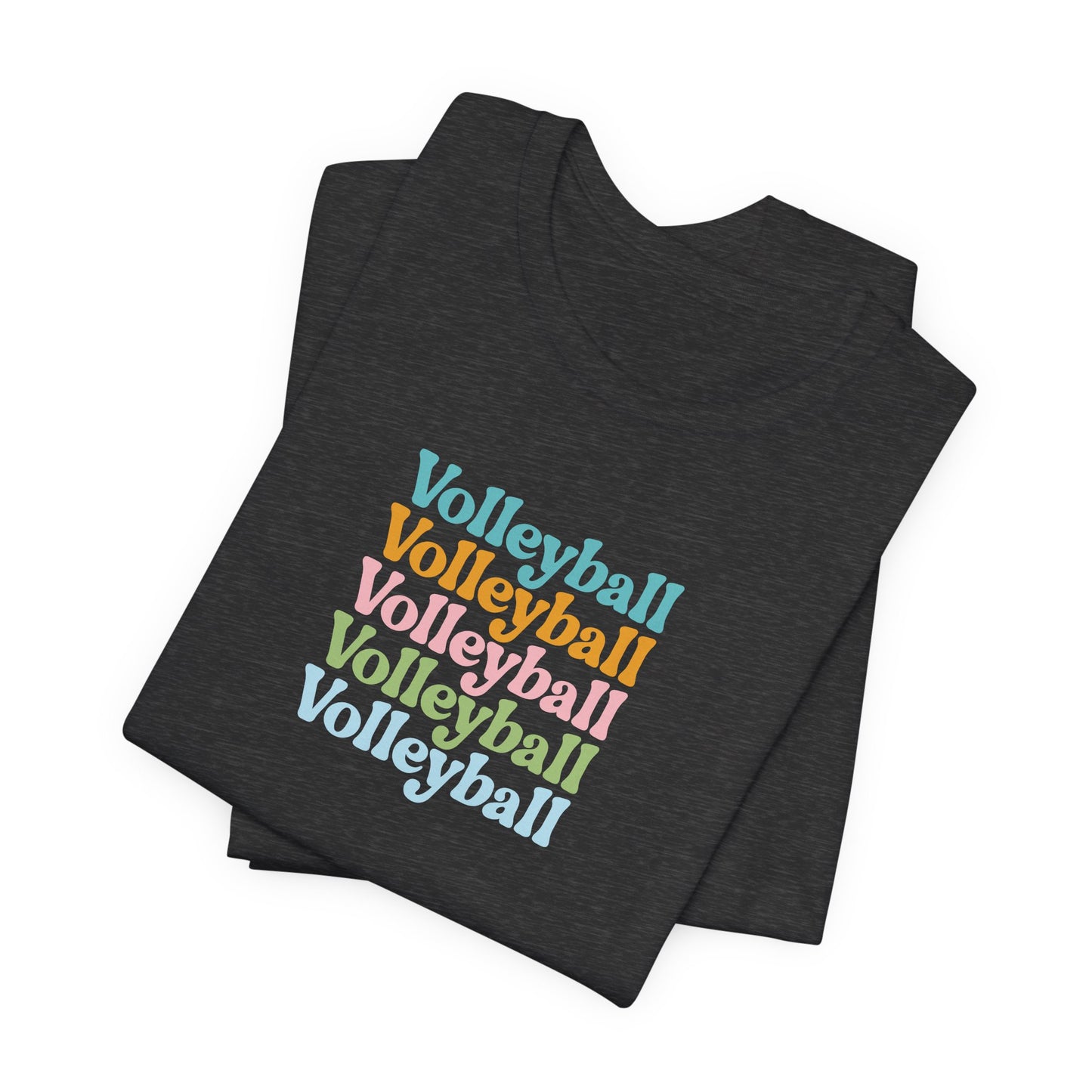 Colorful Volleyball Tee